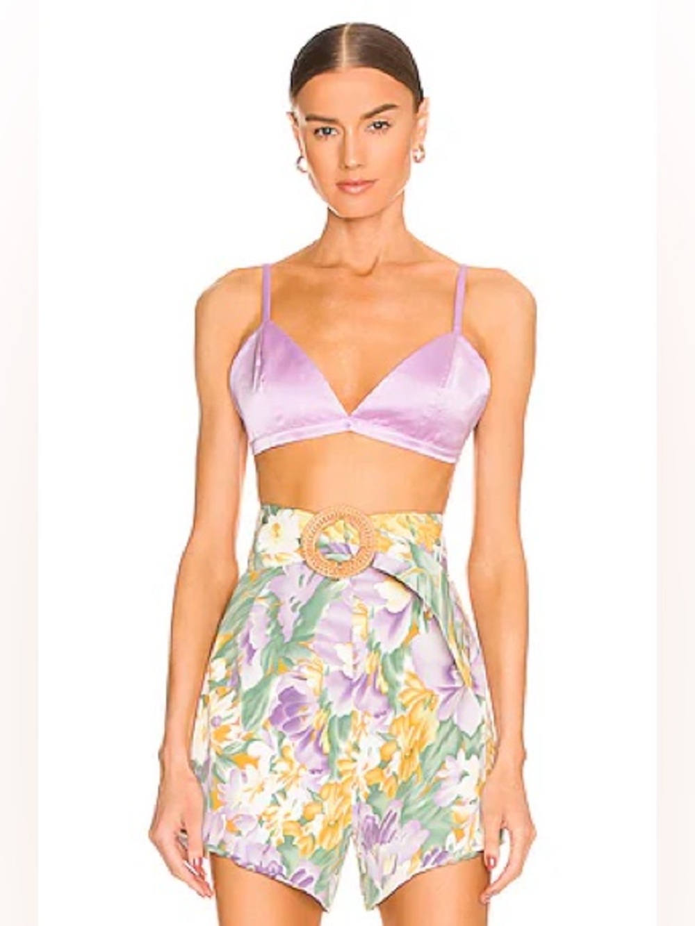 NWT Bronx & Bronco Capri Triangle Lavender Bralette